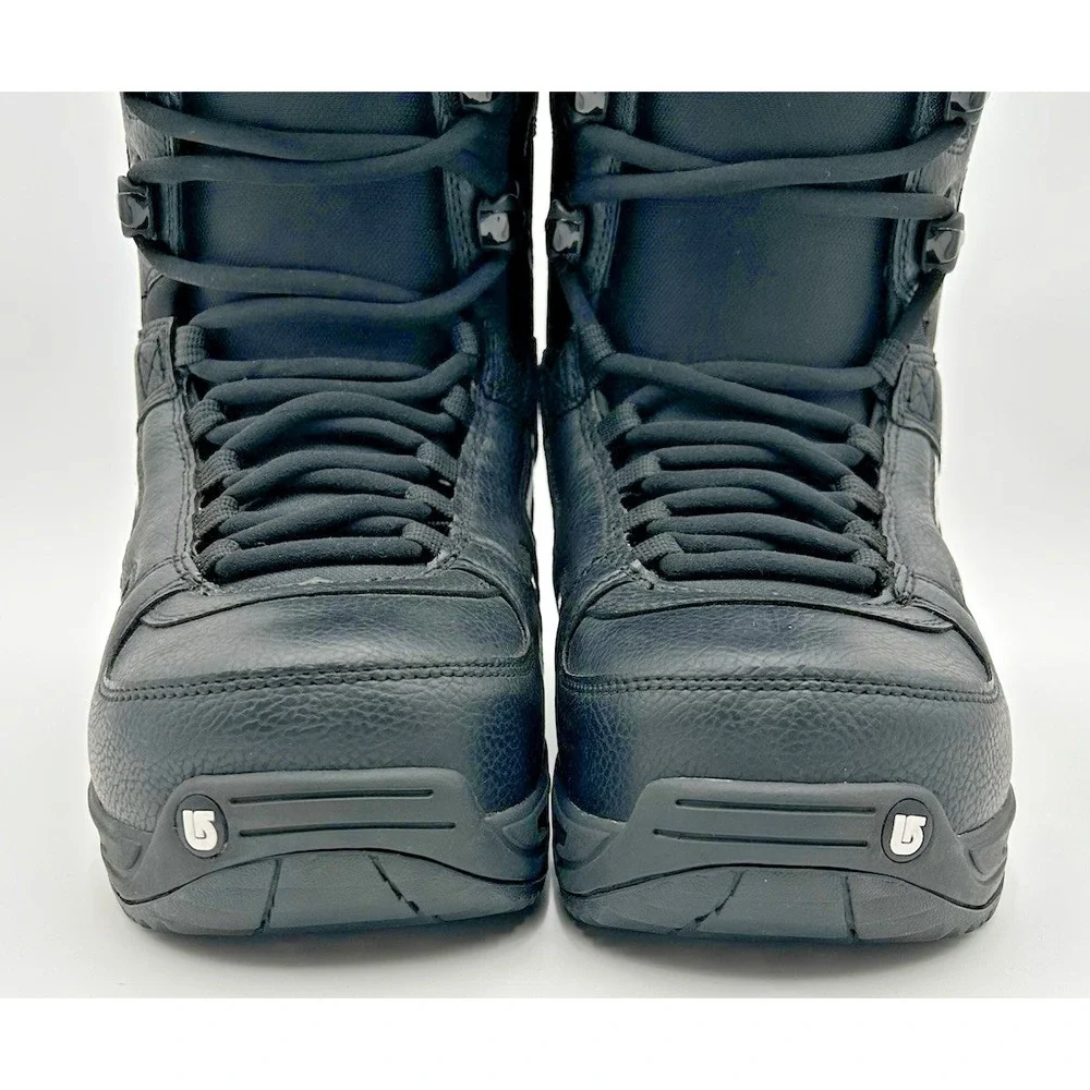 Burton Invader Imprint Snowboard Boots Mens Size 9M Linered Black White NEW